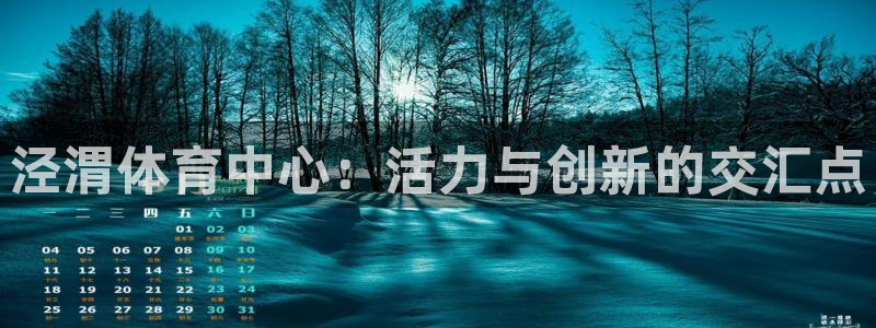 米兰体育官方正版app集团logo：泾渭体育中心：活力与创新